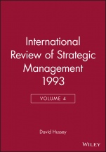 International Review of Strategic Management 1993, Volume 4 - ISBN 9780471939689