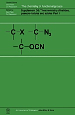 The Chemistry of Halides, Pseudo–Halides and Azides, Supplement D2, Parts 1 and 2 - ISBN 9780471942092