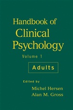 Handbook of Clinical Psychology, Volume 1: Adults - ISBN 9780471946762