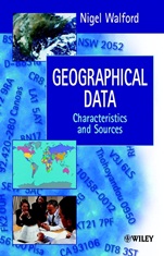 Geographical Data: Characteristics and Sources - ISBN 9780471970859
