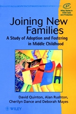Joining New Families: A Study of Adoption and Fostering in Middle Childhood - ISBN 9780471978374