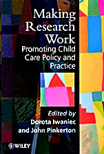 Making Research Work: Promoting Child Care Policy and Practice - ISBN 9780471979524