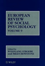 European Review of Social Psychology, Volume 9 - ISBN 9780471984269