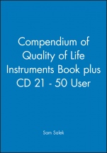 Compendium of Quality of Life Instruments Book plus CD 21 – 50 User - ISBN 9780471988434
