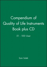Compendium of Quality of Life Instruments Book plus CD 51 – 100 User - ISBN 9780471988441