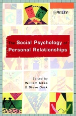 The Social Psychology of Personal Relationships - ISBN 9780471998815