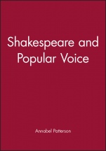 Shakespeare and Popular Voice - ISBN 9780631168737
