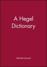 A Hegel Dictionary - ISBN 9780631175339