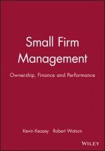 Small Firm Management: Ownership, Finance and Performance - ISBN 9780631179818