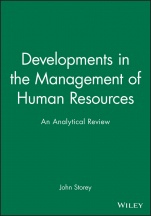 Developments in the Management of Human Resources: An Analytical Review - ISBN 9780631183983