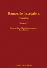 Ramesside Inscriptions: Translations Ramesses IV to XI and Contemporaries - ISBN 9780631184324