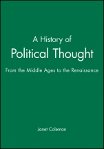 A History of Political Thought: From the Middle Ages to the Renaissance - ISBN 9780631186533