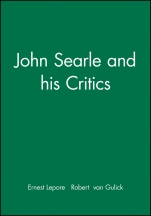 John Searle and his Critics - ISBN 9780631187028