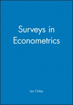Surveys in Econometrics - ISBN 9780631190653