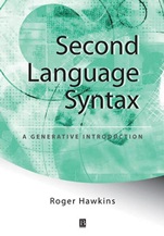 Second Language Syntax: A Generative Introduction - ISBN 9780631191834
