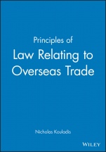 Principles of Law Relating to Overseas Trade - ISBN 9780631193562