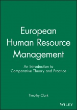 European Human Resource Management: An Introduction to Comparative Theory and Practice - ISBN 9780631193685