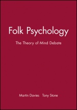 Folk Psychology: The Theory of Mind Debate - ISBN 9780631195153