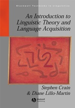 An Introduction to Linguistic Theory and Language Acquisition - ISBN 9780631195368