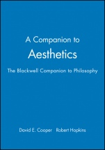 A Companion to Aesthetics: The Blackwell Companion to Philosophy - ISBN 9780631196594