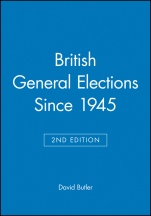 British General Elections Since 1945 - ISBN 9780631198284
