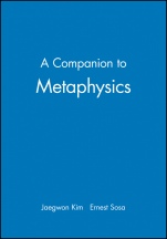 A Companion to Metaphysics - ISBN 9780631199991