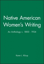 Native American Womens Writing: An Anthology c. 1800 – 1924 - ISBN 9780631205173