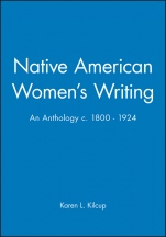 Native American Womens Writing: An Anthology c. 1800 – 1924 - ISBN 9780631205180