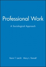 Professional Work: A Sociological Approach - ISBN 9780631207245