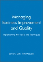 Managing Business Improvement and Quality: Implementing Key Tools and Techniques - ISBN 9780631207887