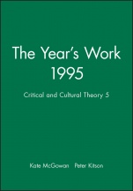 The Years Work 1995: Critical and Cultural Theory 5 - ISBN 9780631208969