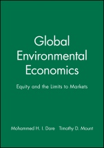 Global Environmental Economics: Equity and the Limits to Markets - ISBN 9780631210306