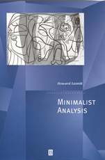 Minimalist Analysis - ISBN 9780631210948