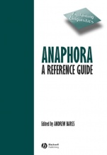 Anaphora: A Reference Guide - ISBN 9780631211181