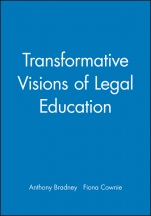 Transformative Visions of Legal Education - ISBN 9780631211372