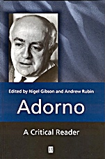 Adorno: A Critical Reader - ISBN 9780631212492