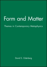 Form and Matter: Themes in Contemporary Metaphysics - ISBN 9780631213895