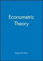 Econometric Theory - ISBN 9780631215844