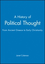 A History of Political Thought: From Ancient Greece to Early Christianity - ISBN 9780631218227