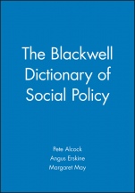 The Blackwell Dictionary of Social Policy - ISBN 9780631218470