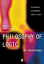 Philosophy of Logic: An Anthology - ISBN 9780631218685