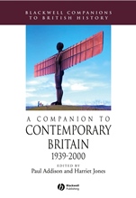 A Companion to Contemporary Britain 1939 – 2000 - ISBN 9780631220404