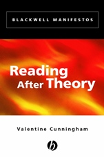 Reading After Theory - ISBN 9780631221685