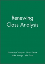 Renewing Class Analysis - ISBN 9780631221876