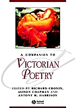 A Companion to Victorian Poetry - ISBN 9780631222071
