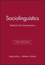 Sociolinguistics: Method and Interpretation - ISBN 9780631222255