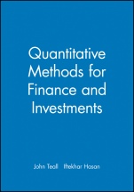 Quantitative Methods for Finance and Investments - ISBN 9780631223399