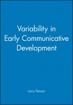 Variability in Early Communicative Development - ISBN 9780631224471