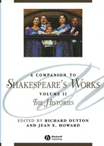 A Companion to Shakespeares Works, Volume II: The Histories - ISBN 9780631226338