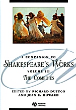 A Companion to Shakespeares Works, Volume III: The Comedies - ISBN 9780631226345